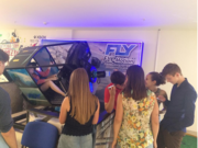 Игровой аттракцион полной реальности Авиасимулятор Fly-motion
