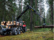 Лесовозный полуприцеп 13D с манипулятор 5.72 PALMS